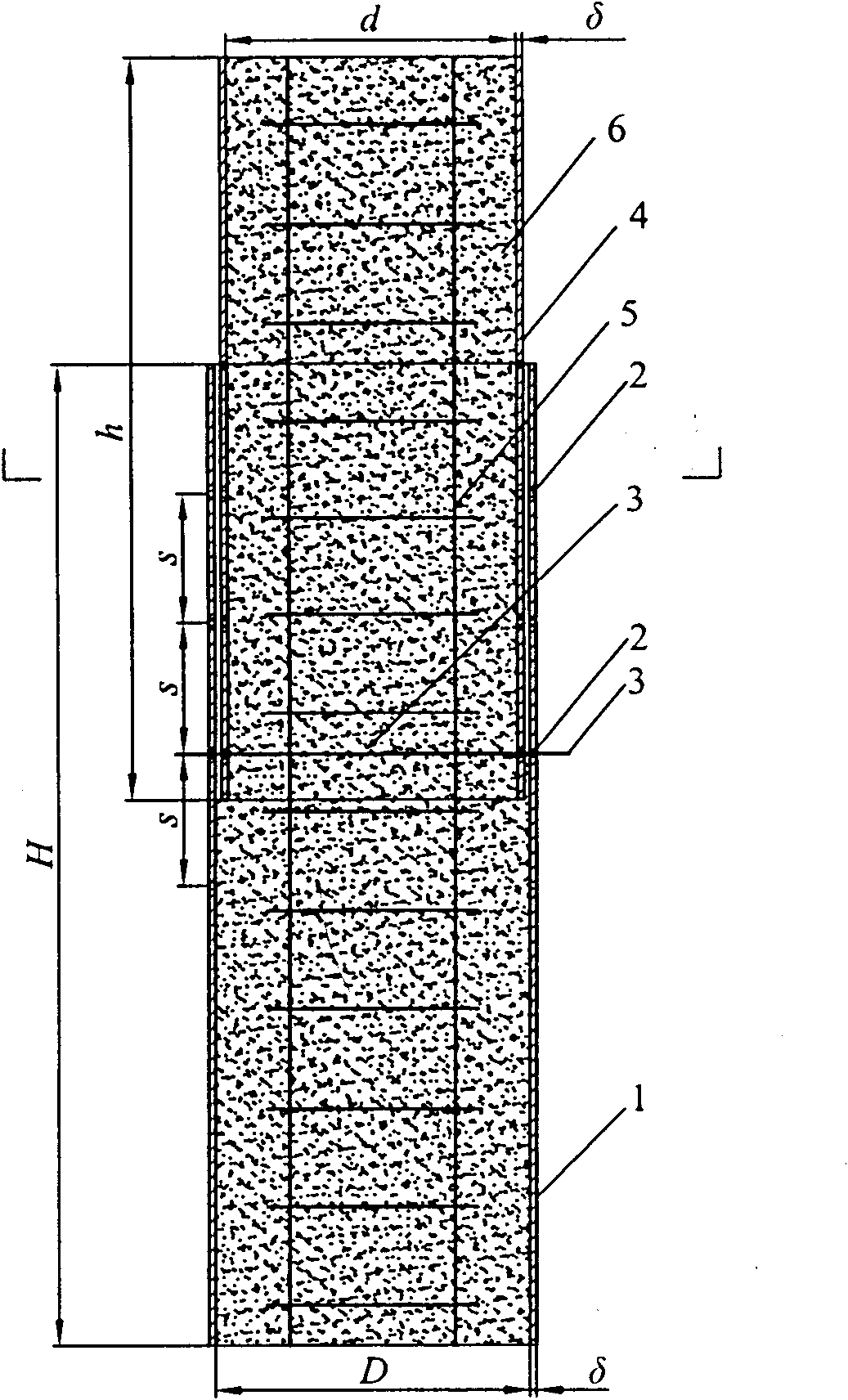 Large-section underground cave reducing-span pier structure and use method thereof