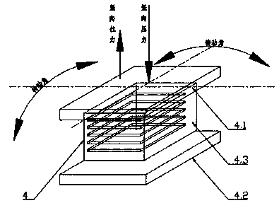 Broach type bridge telescopic device and construction method thereof