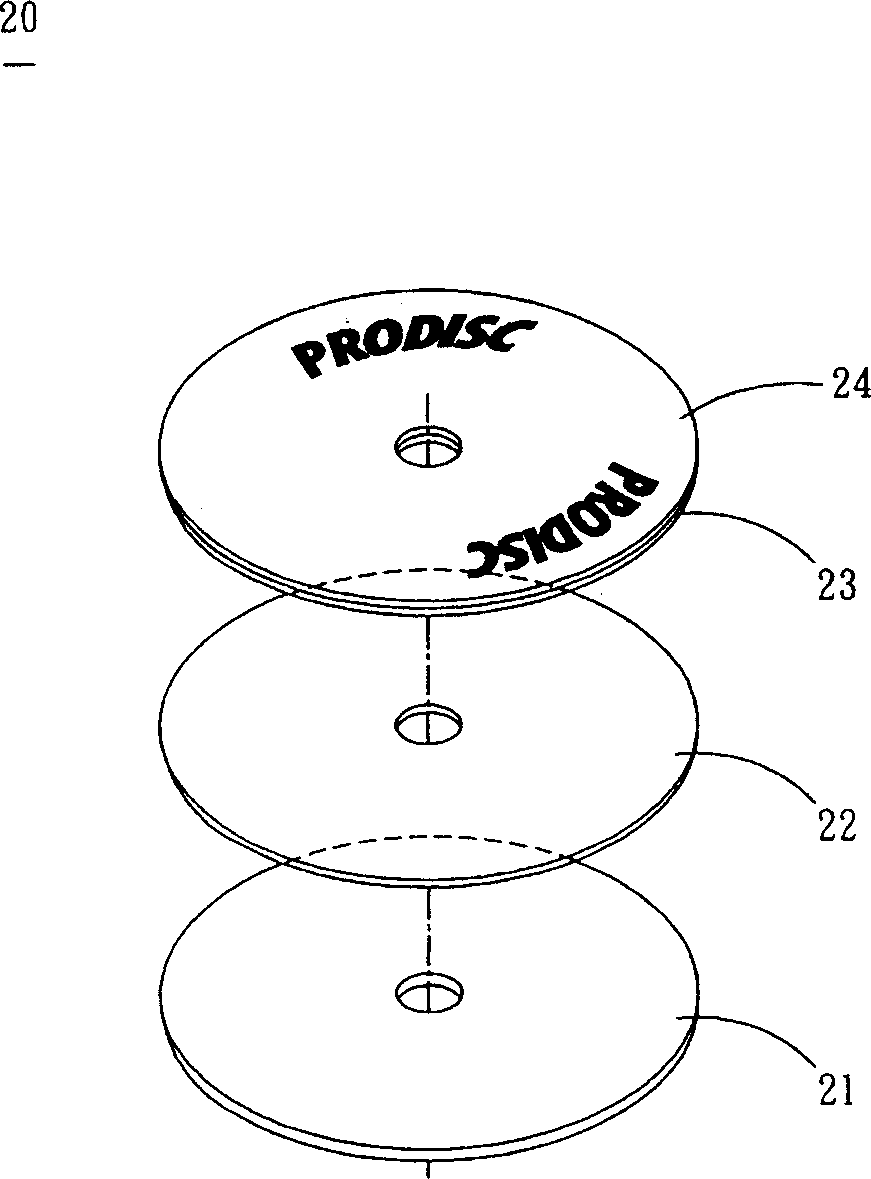 Optical data storage media of having fragrance