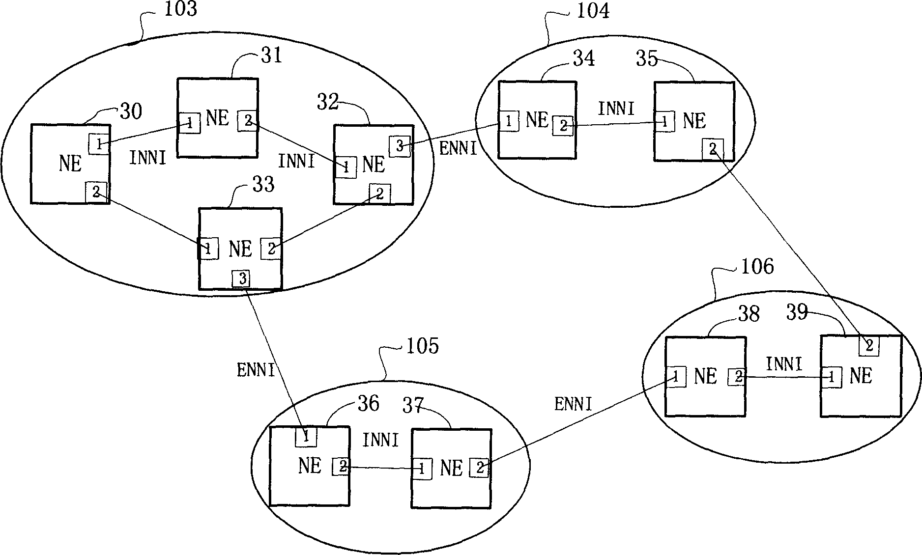 Method for realizing connection service