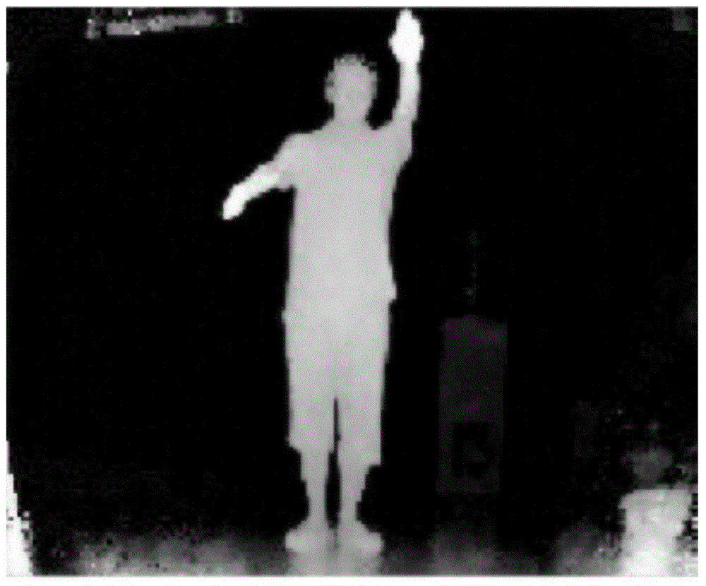 Posture identification method and device based on near-infrared TOF camera depth information