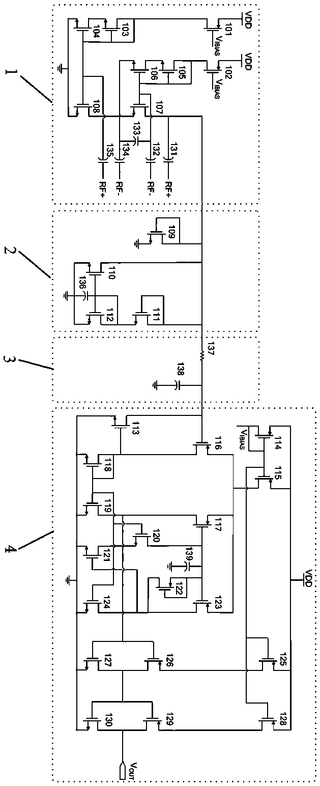 A demodulation circuit applied to passive UHF radio frequency identification tag chip