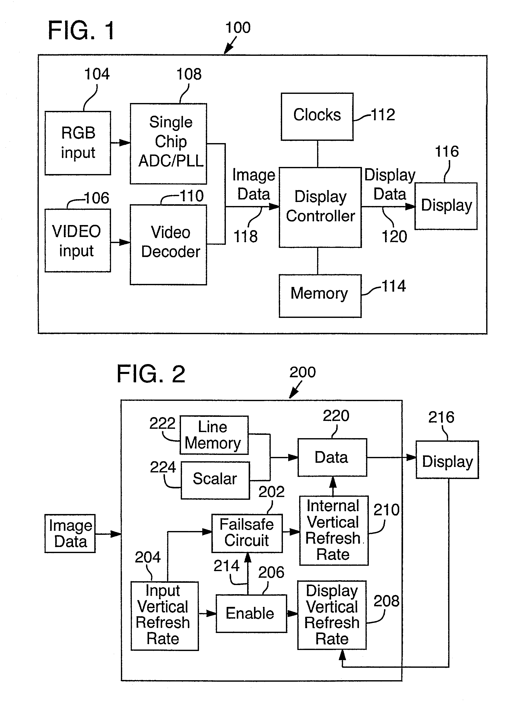 Failsafe display of frame locked graphics