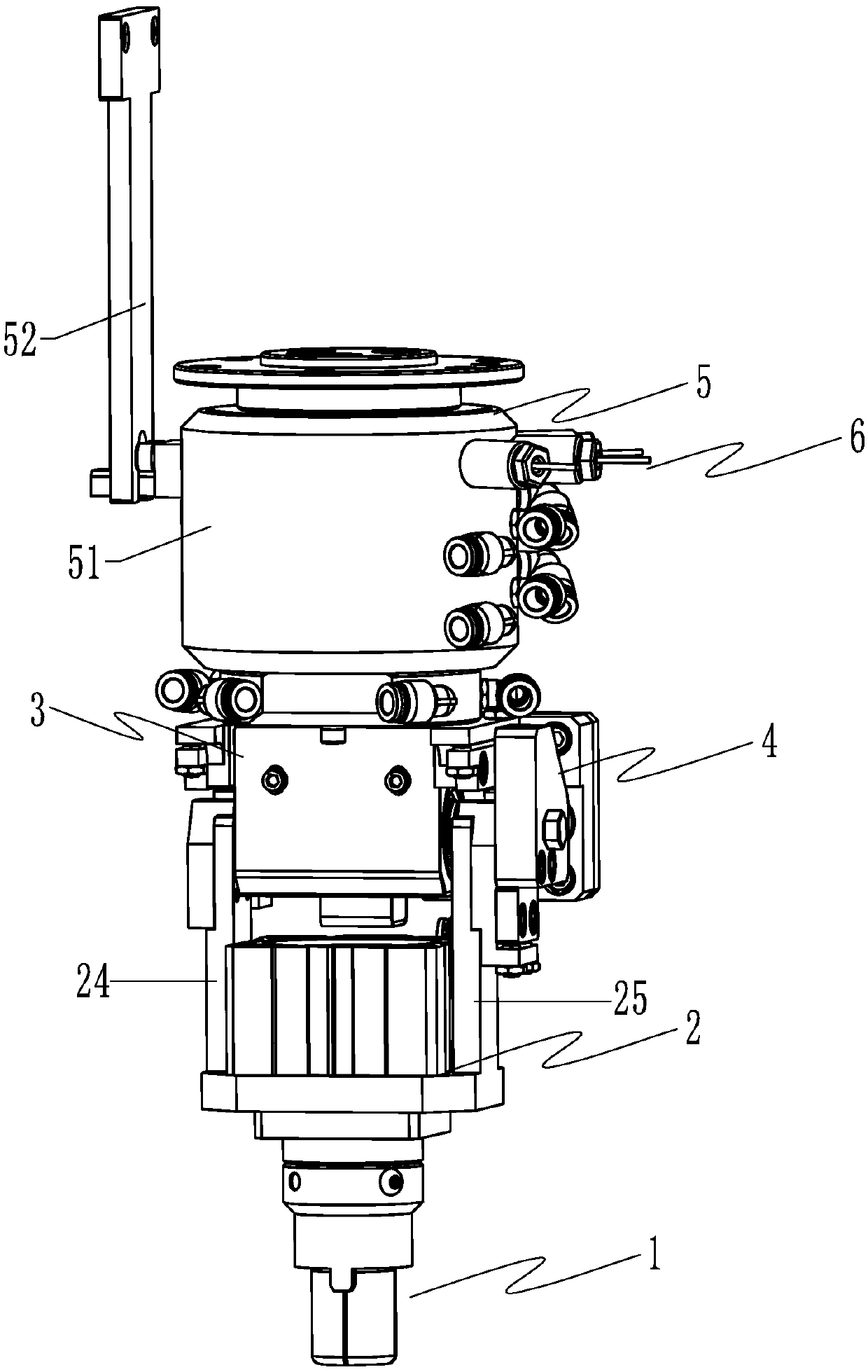 Grinding and polishing robot clamp system capable of being switched between 0-degree working state and 90-degree working state and using method thereof