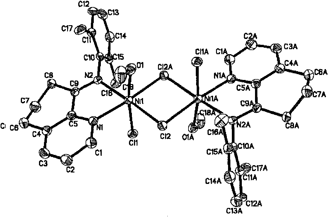 Nickel complex and preparation and application thereof