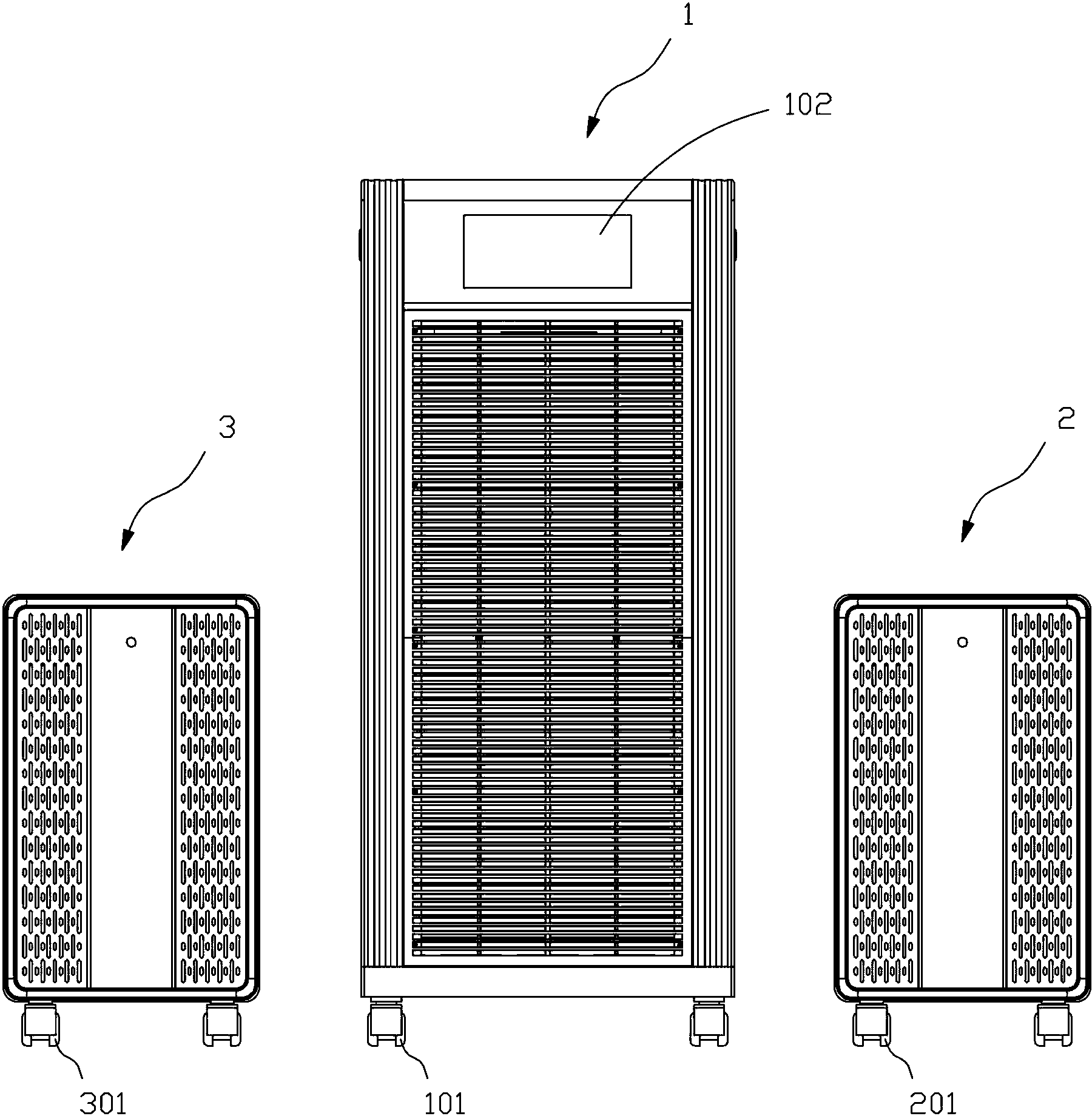 Combined air purifier