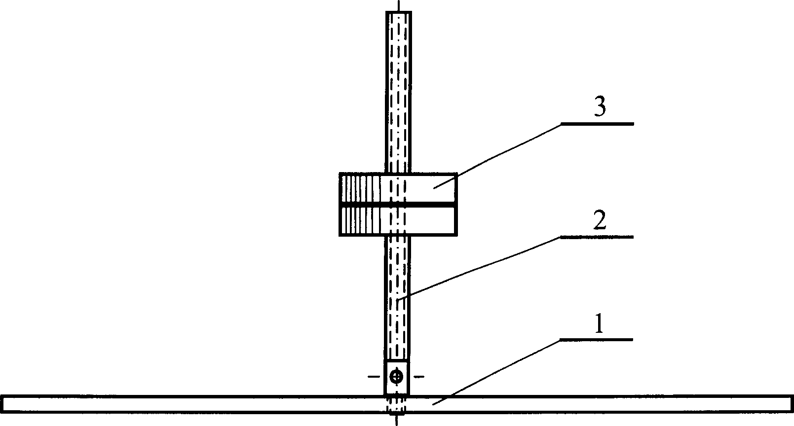 Externally loading centroid adjuster of air-floating rotating table