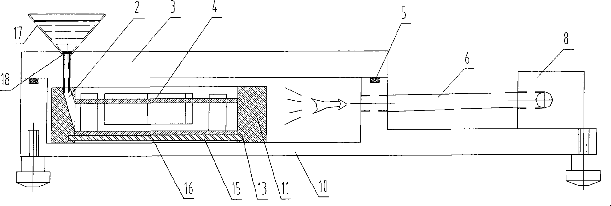 Tool for filling glue of power module and filling method