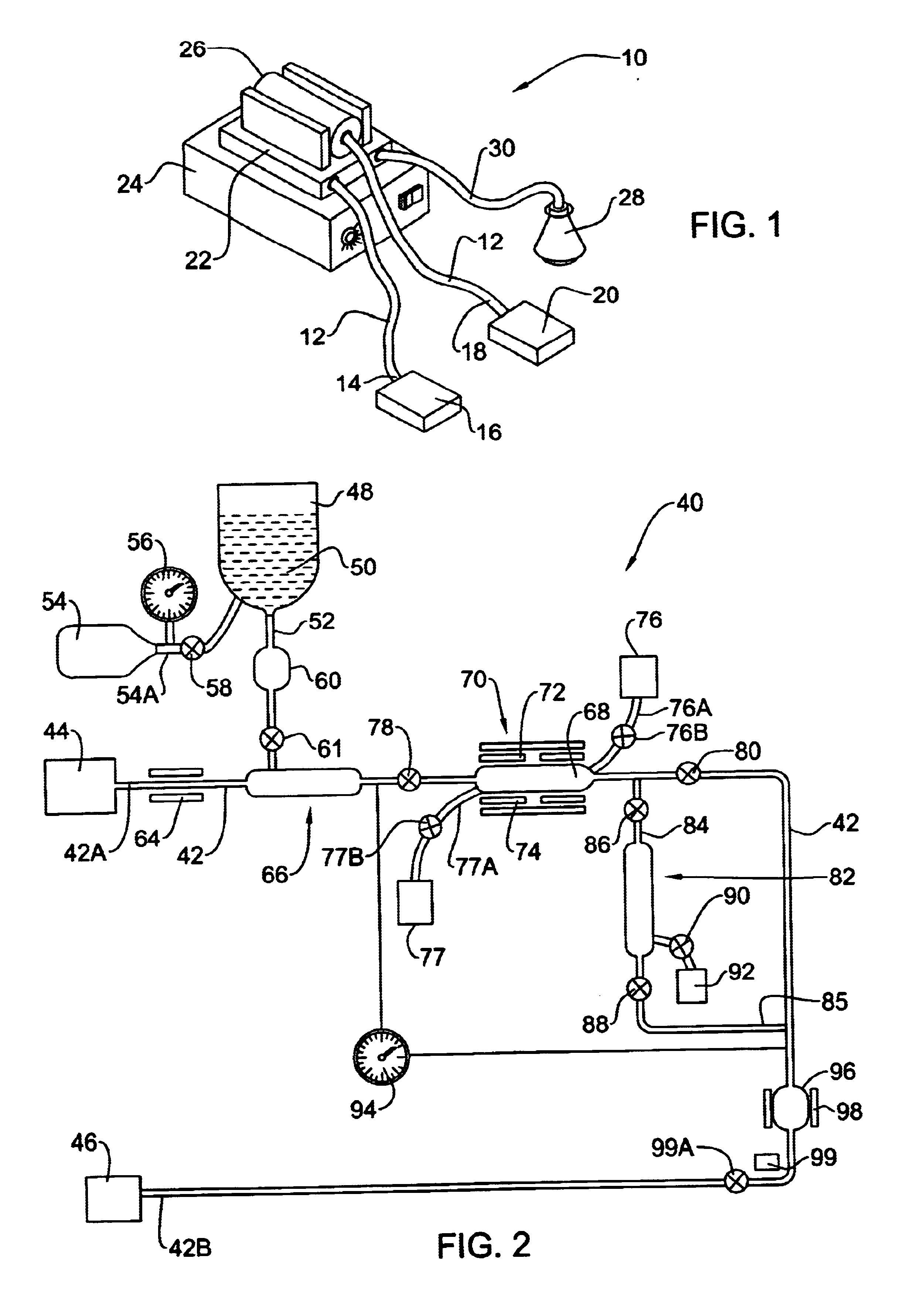 System for correction of a biological fluid