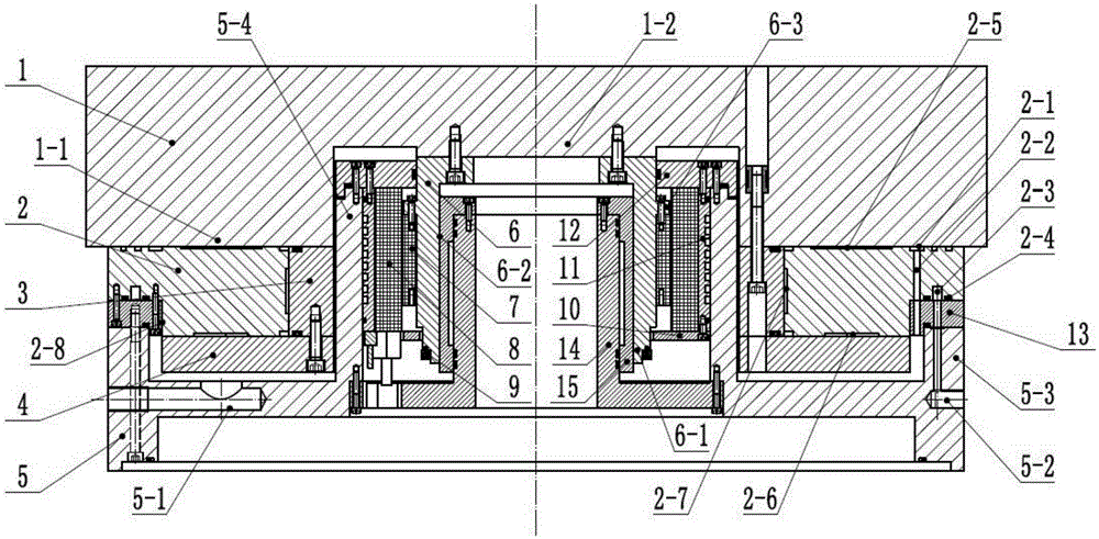 Thin-wall high-precision static-pressure rotation workbench structure