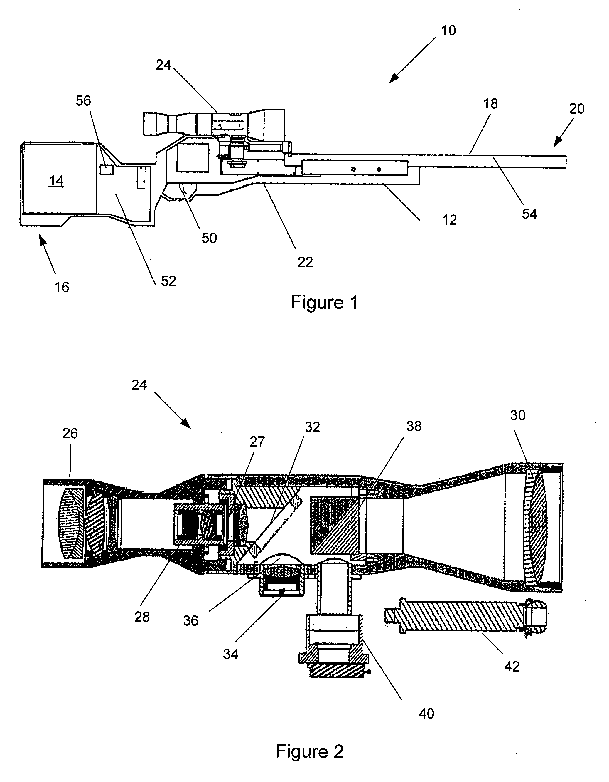 Simulated shooting device and system