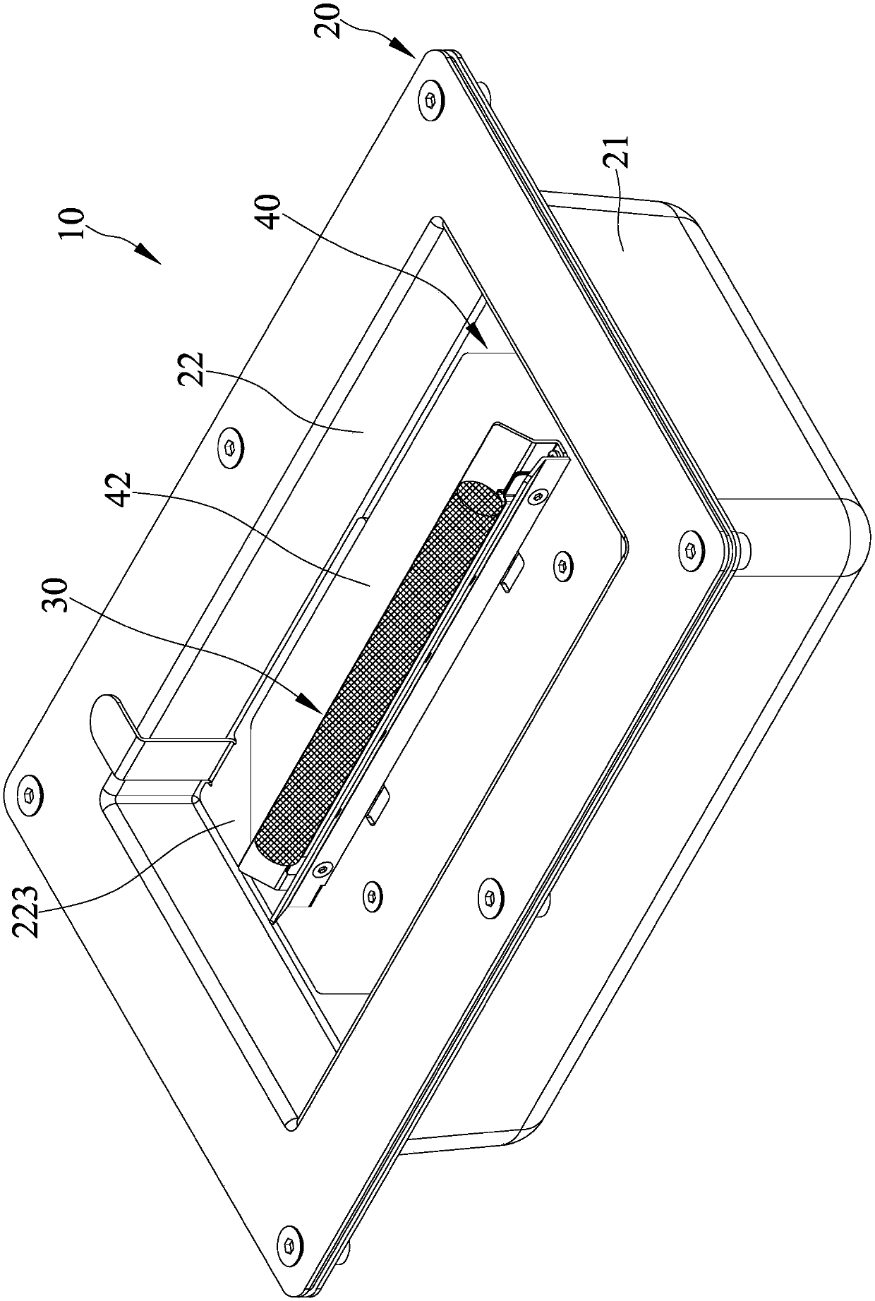 Combustion device with a heat dissipation and heat insulation pad