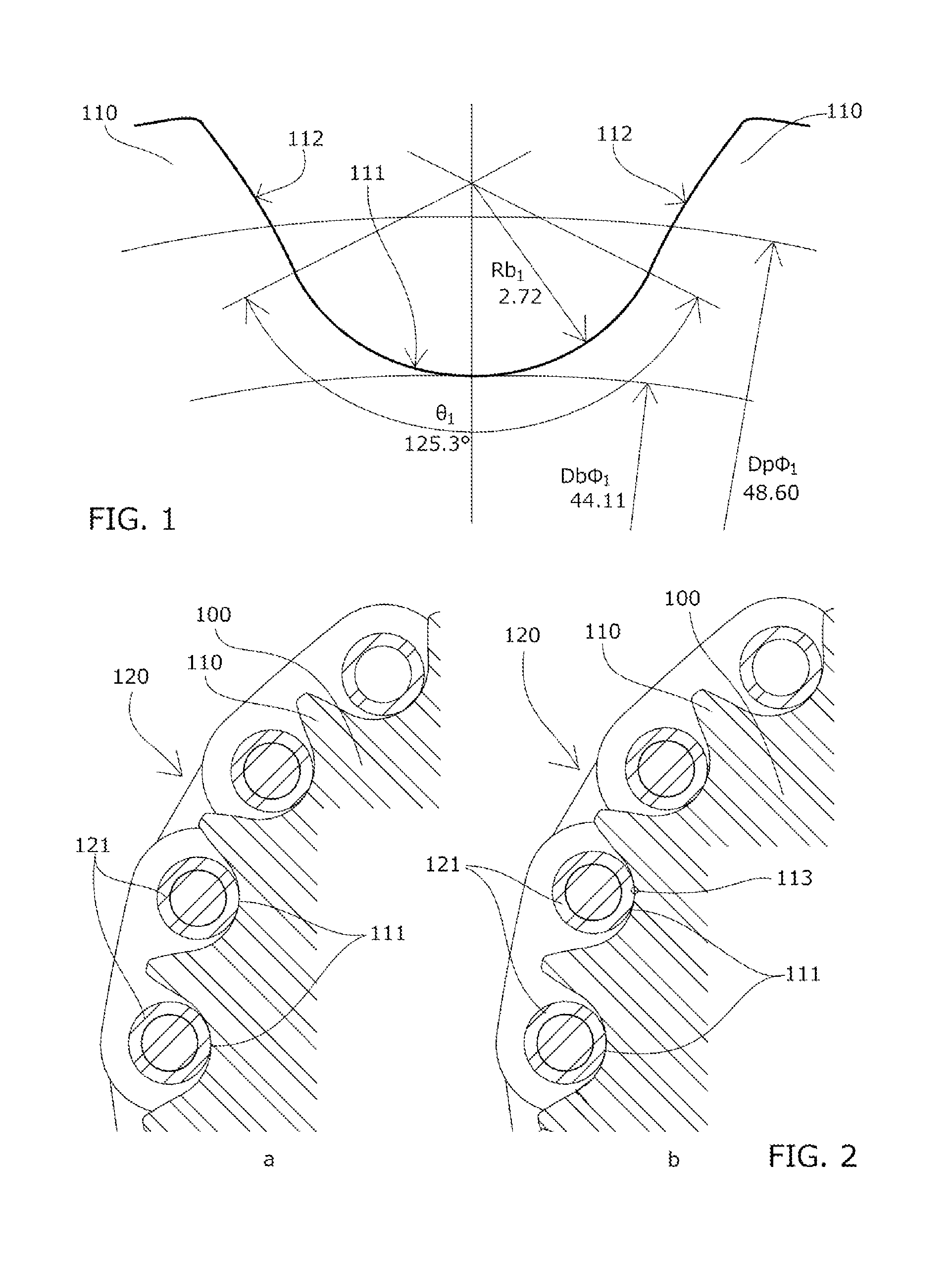 Sprocket and chain transmission mechanism