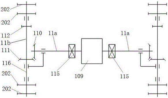 Circulating vertical-lifting elevator car and elevator system with same