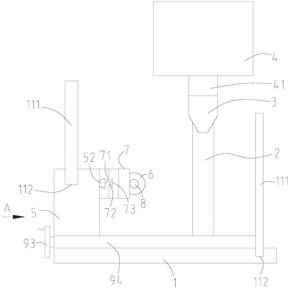 Special needle grinding machine for drawing die forming