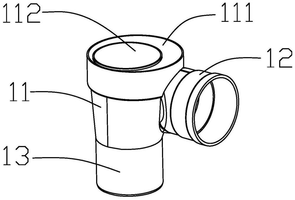 A bathroom drainage collection system