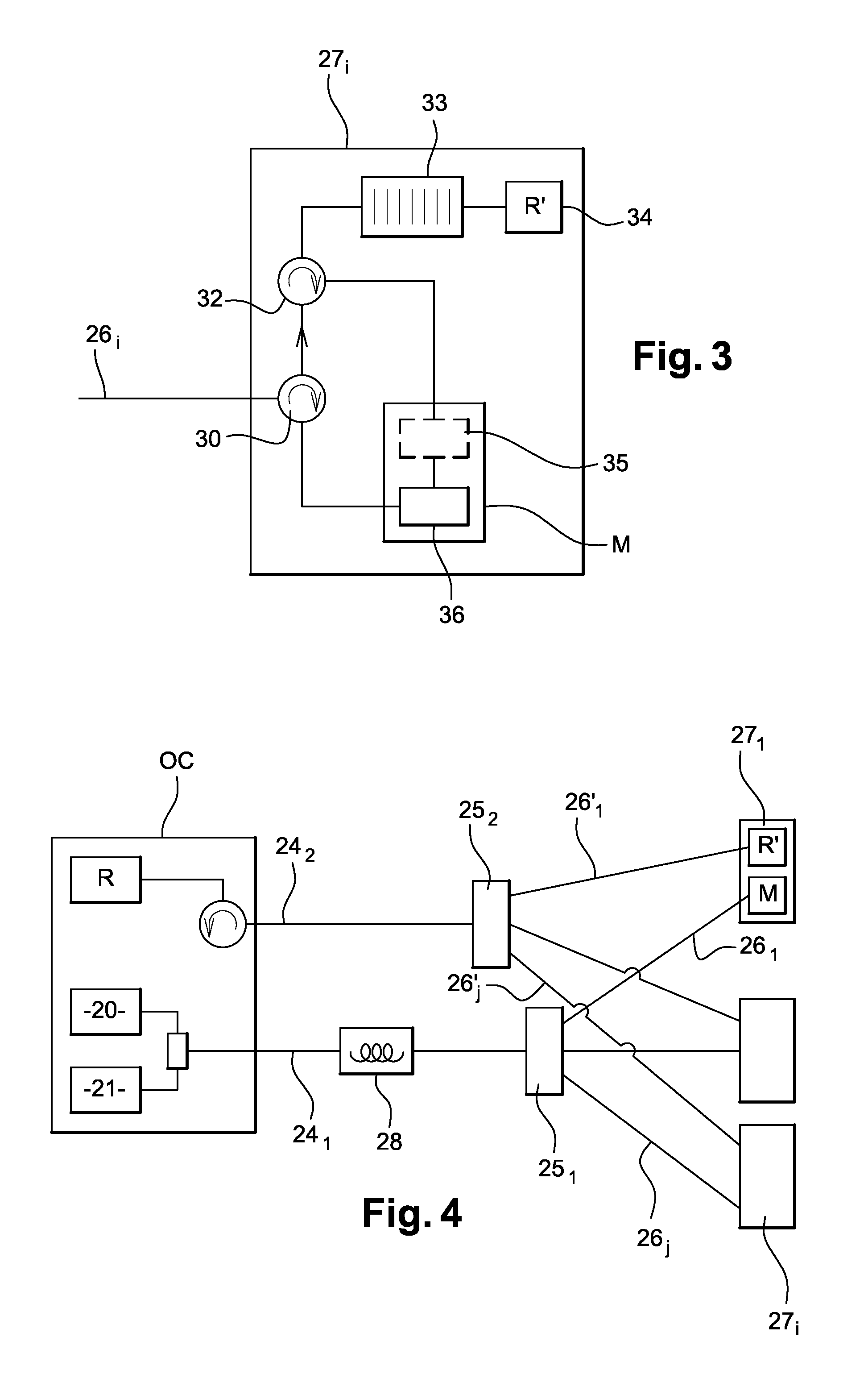 Long-reach passive optical network using remote modulation of an amplification optical signal