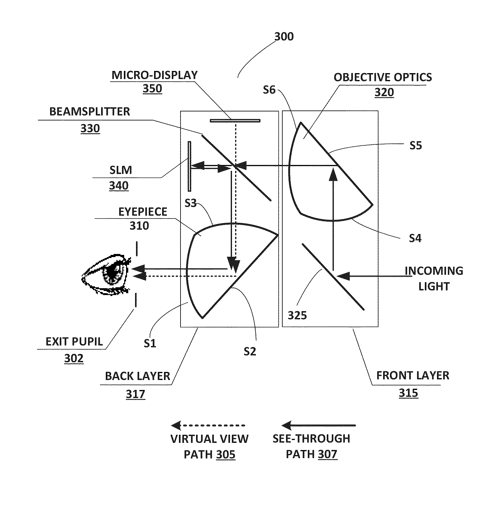 Apparatus for optical see-through head mounted display with mutual occlusion and opaqueness control capability