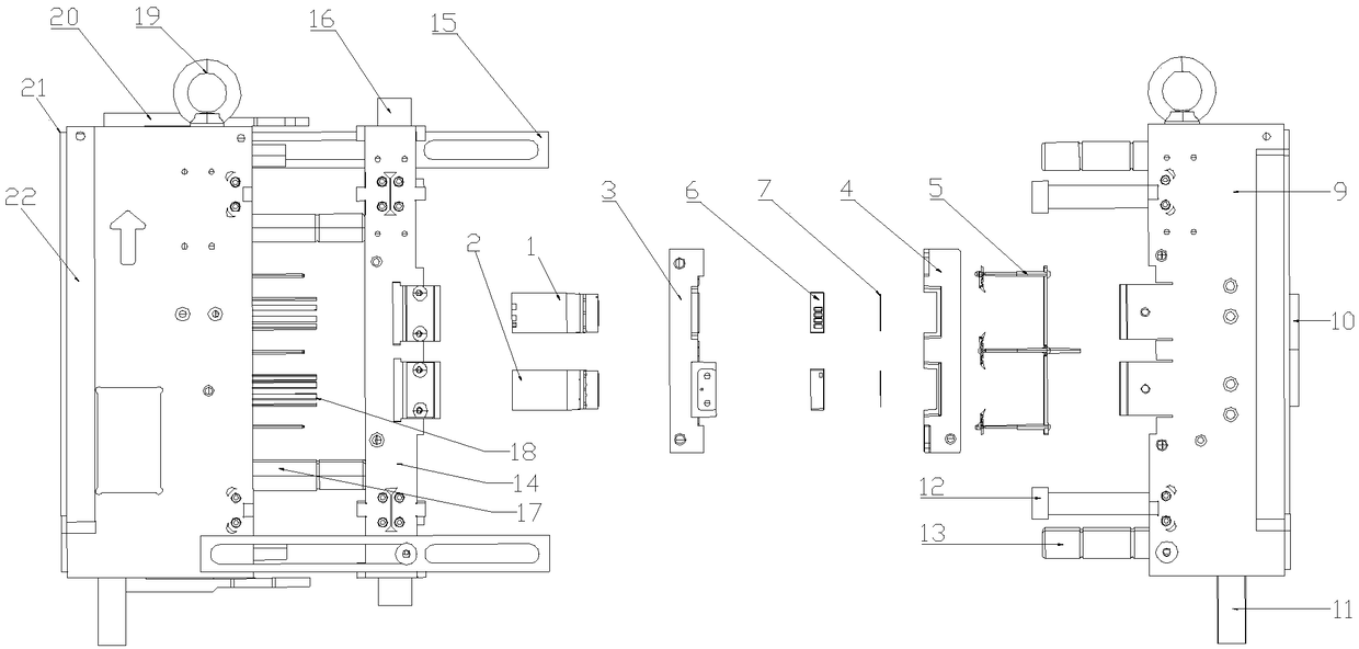 Mold for membrane insert molding