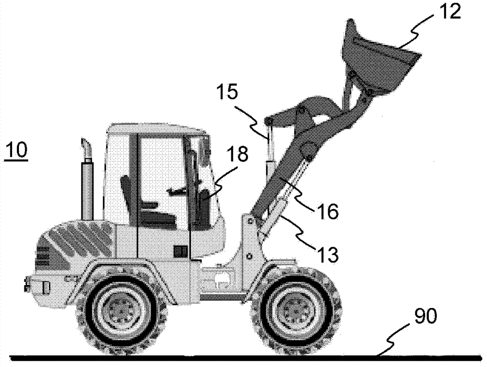 Monitoring system for a material transfer vehicle