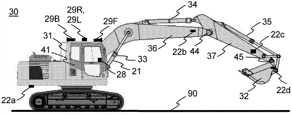 Monitoring system for a material transfer vehicle