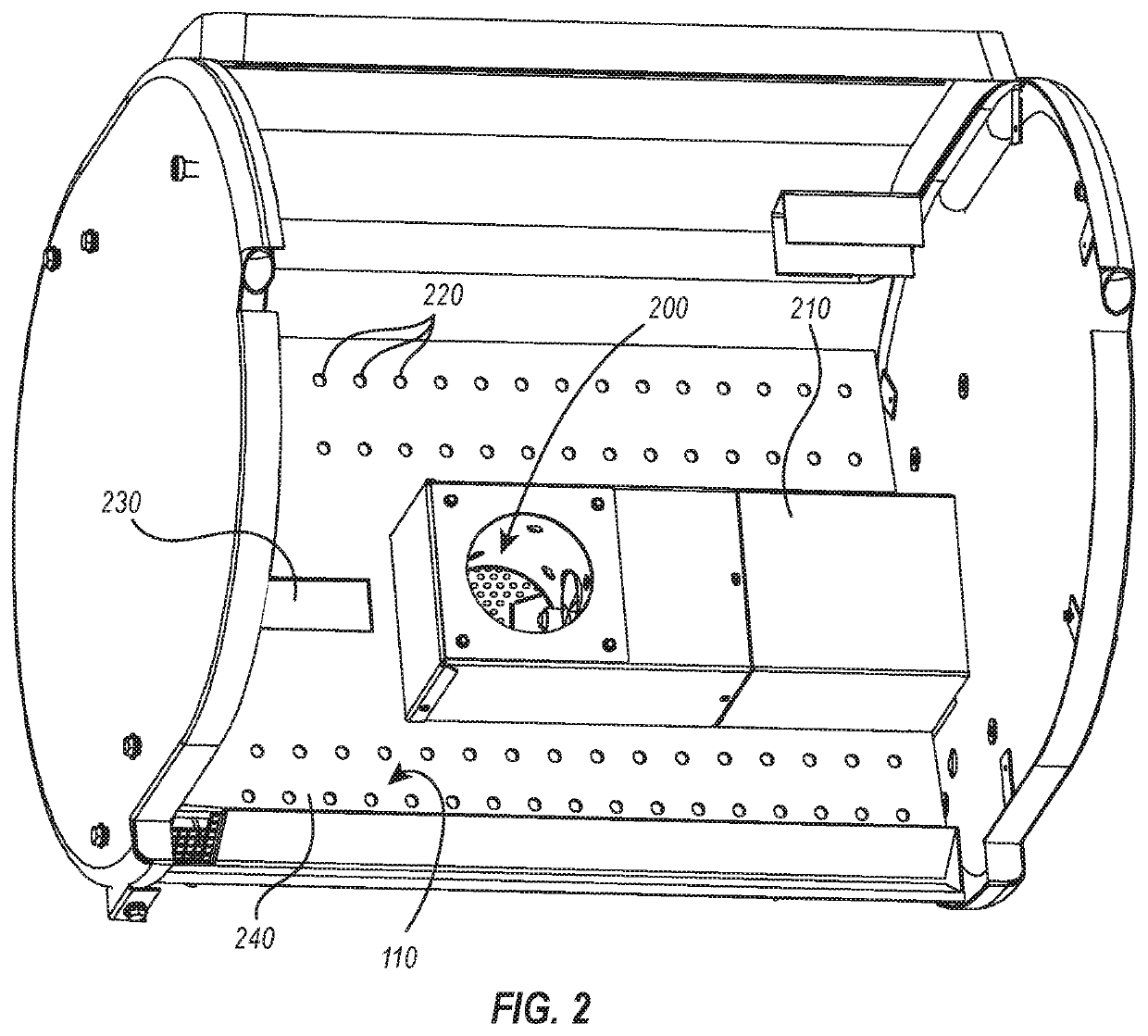 Self-cleaning grill