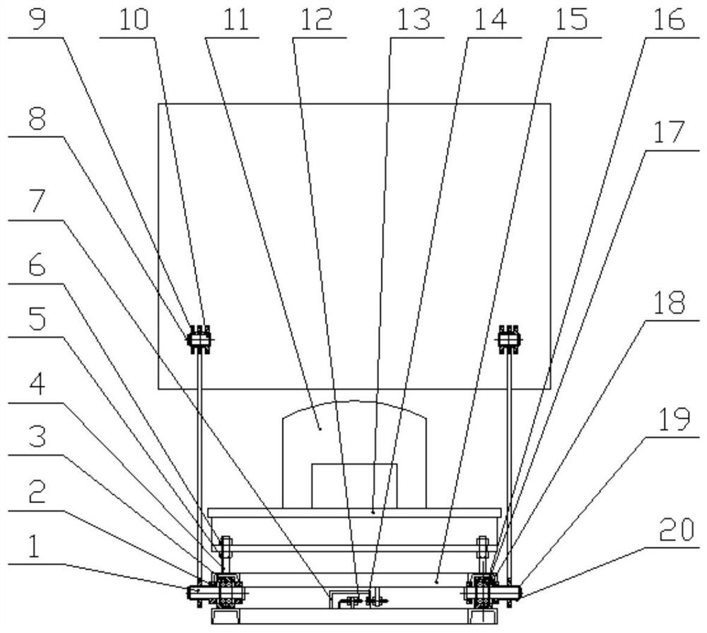 Furnace mouth bottom automatic protection device