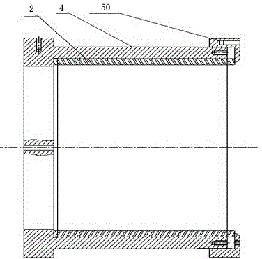 Machining process for annular thin-wall part and tool thereof
