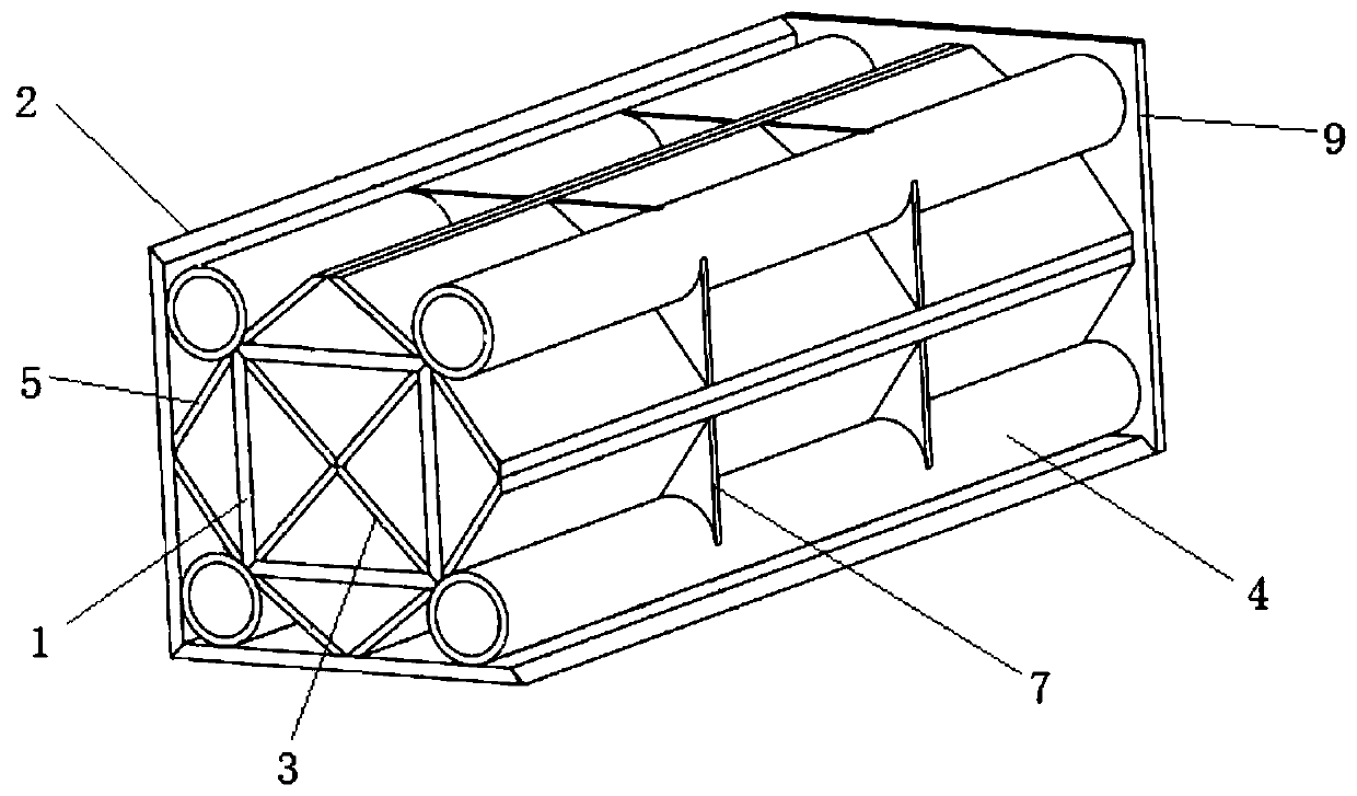 High-rigidity beam structure