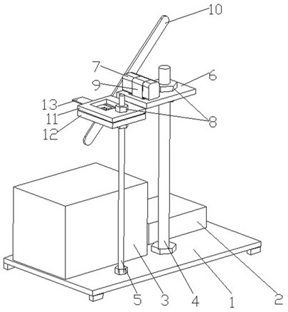 Flexible piezoelectric film sensor performance test tool and test method thereof