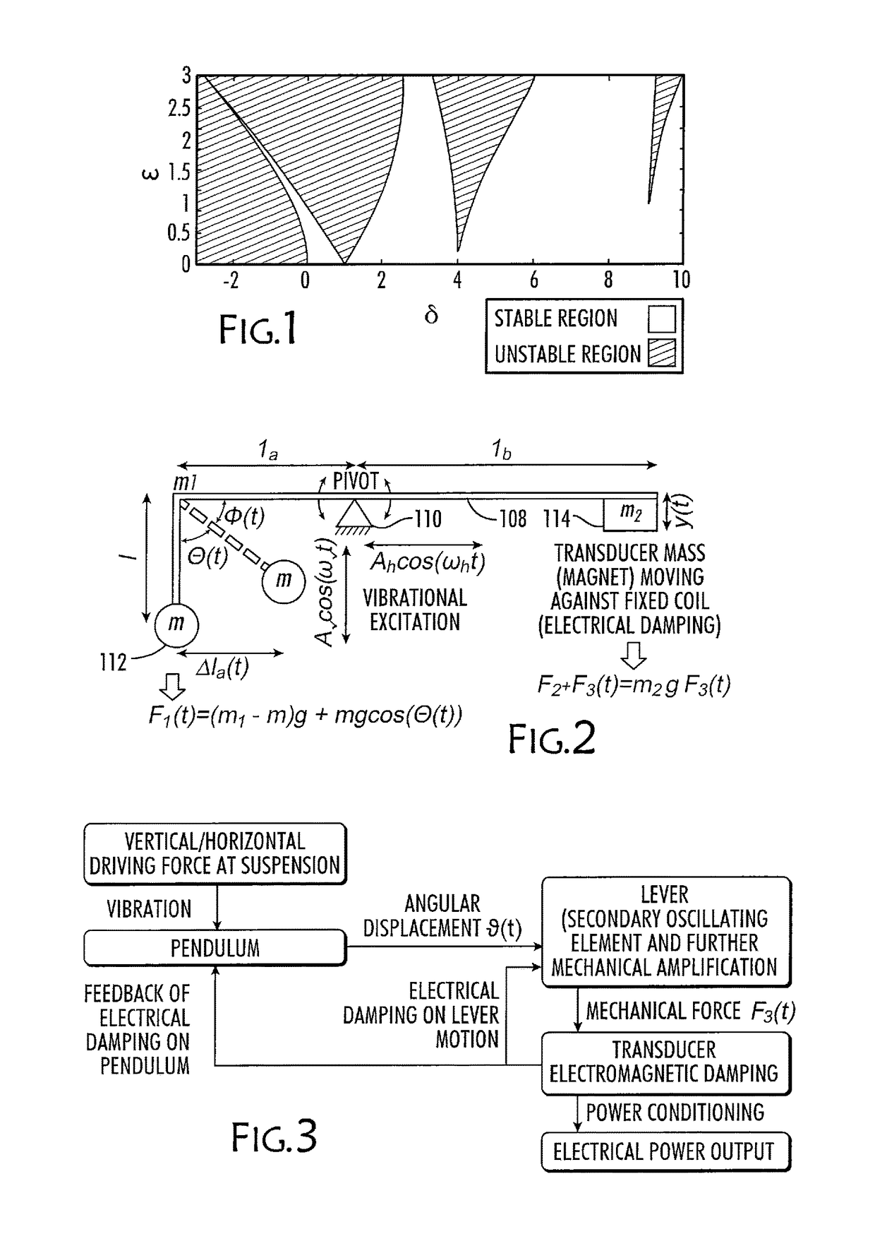Energy-harvesting apparatus with plural mechanical amplifiers