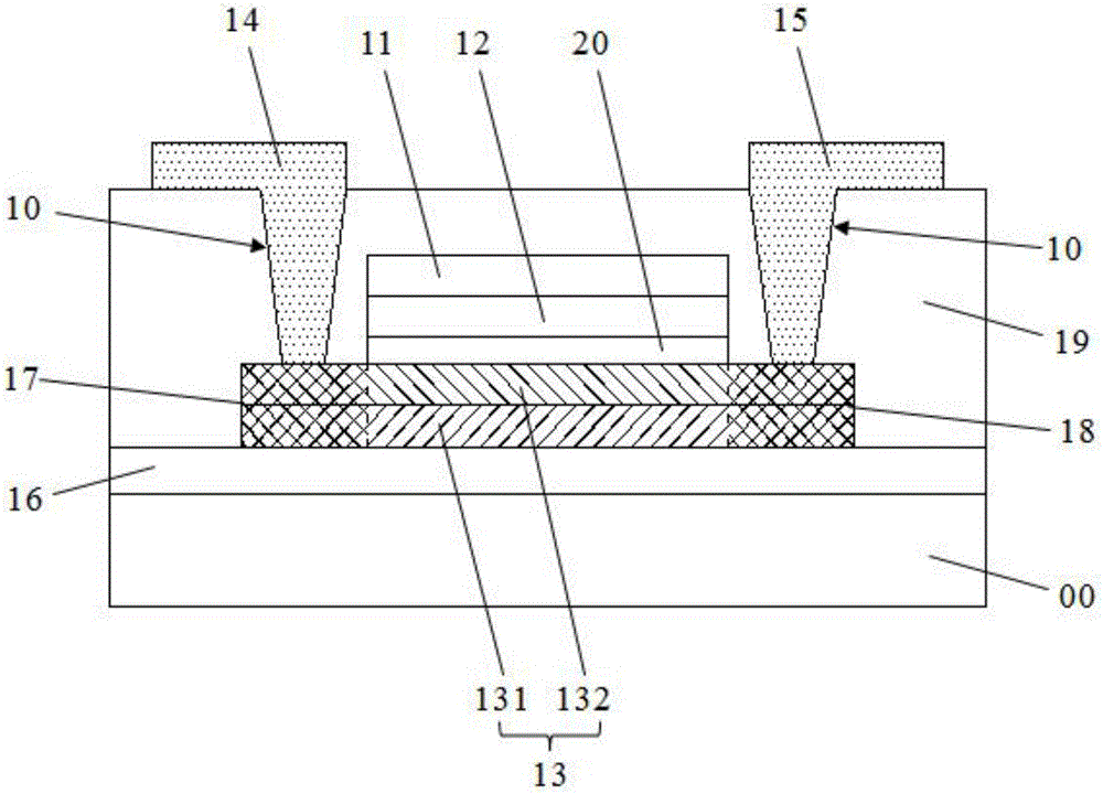 Thin-film transistor, array substrate and preparation method thereof