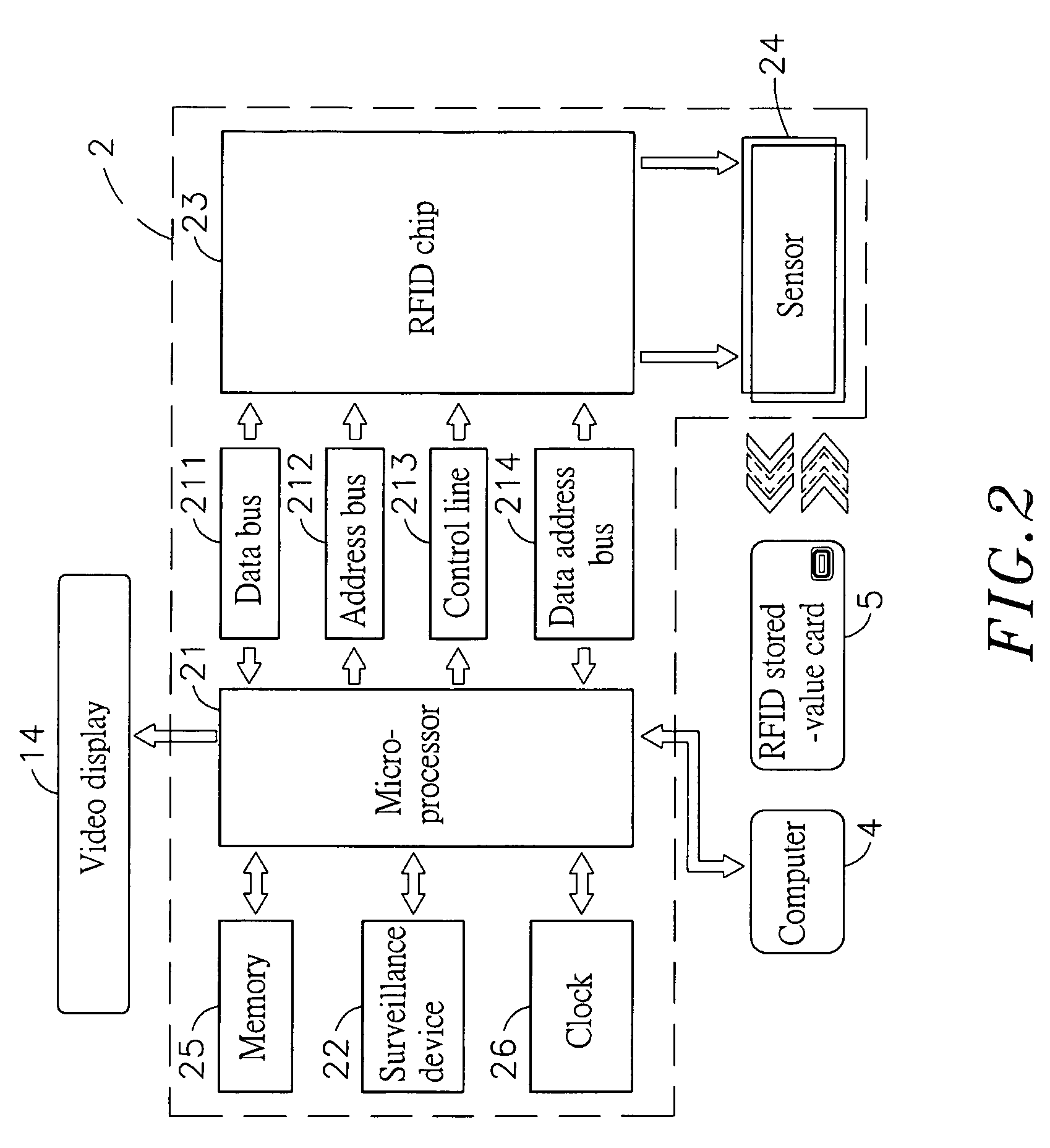 Bill acceptor with radio frequency identification