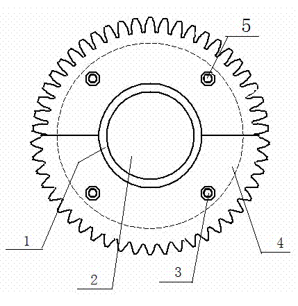 Combined chamfering blade with blade pieces