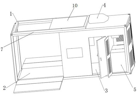 Vehicle-mounted field sun tracking two-dimensional testing device