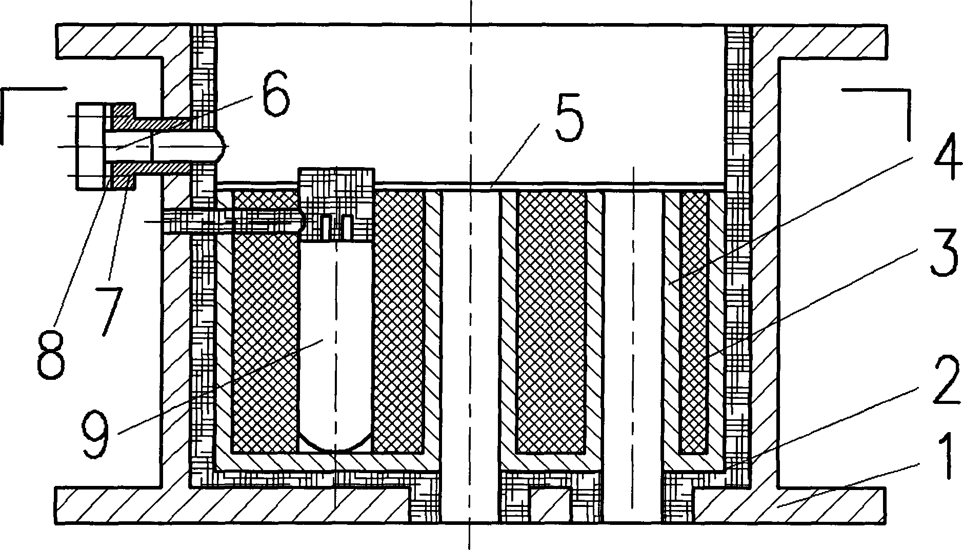 Device for constant high-temperature treatment prior to garbage incineration and flue gas purification