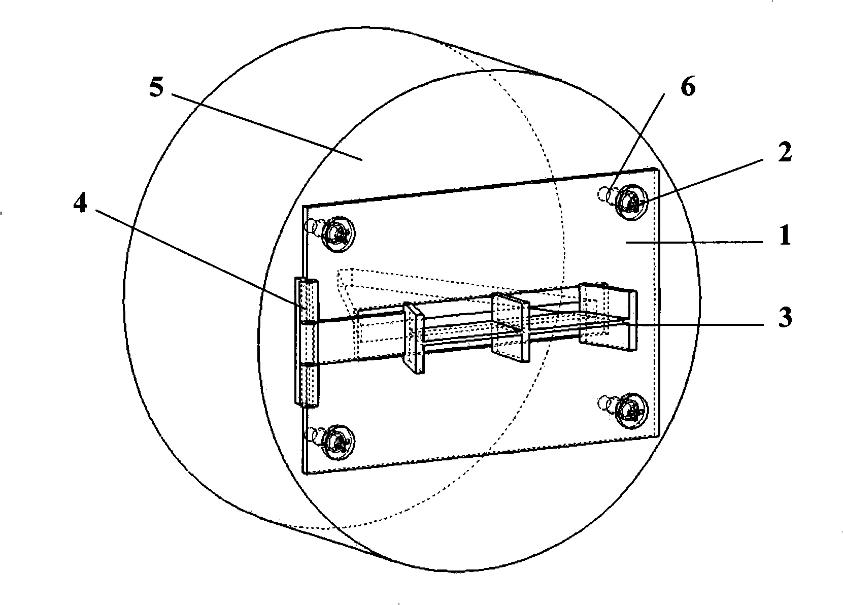Method and apparatus for centering radiation source and detector on nondestructive testing of large-scale component