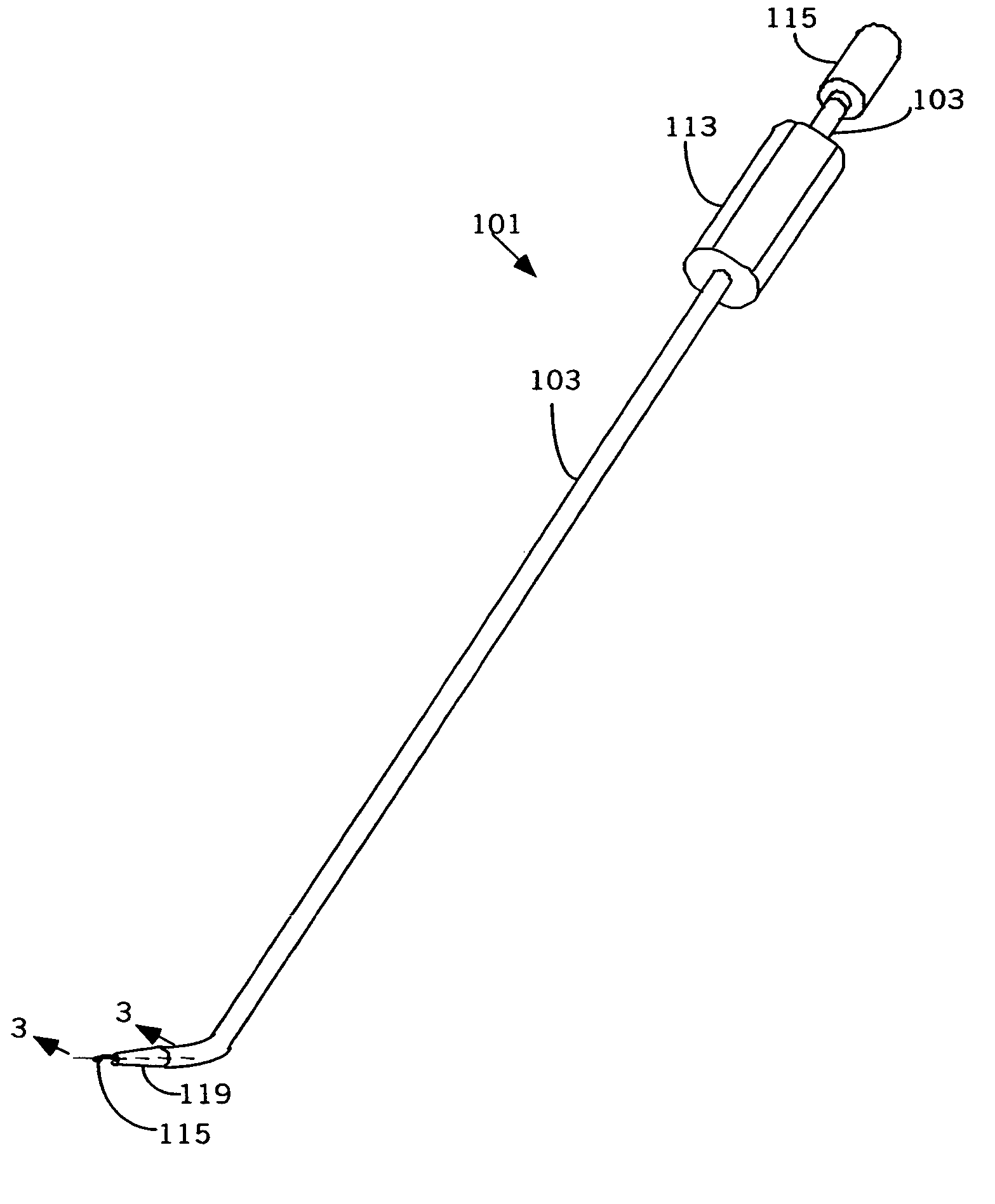Pubovaginal sling implanter and procedure for the usage