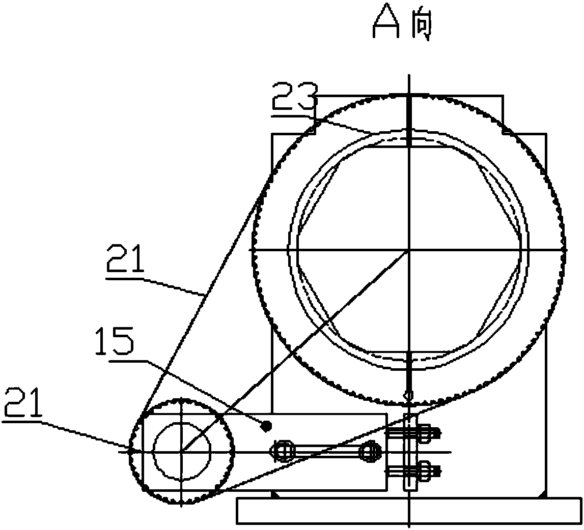 Motor and winding drum integrated lifting device structure