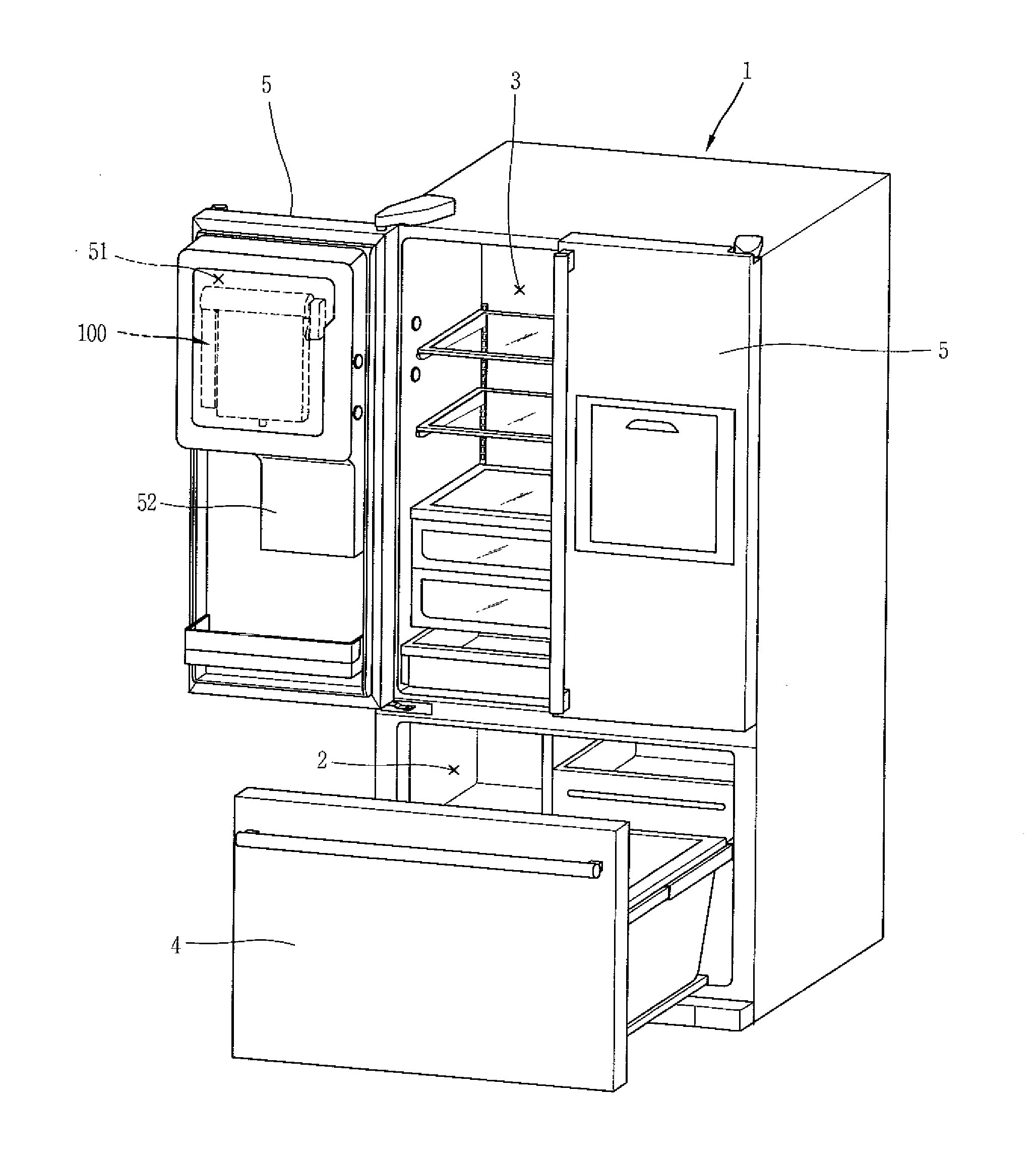 Ice maker, refrigerator having the same, and ice making method thereof