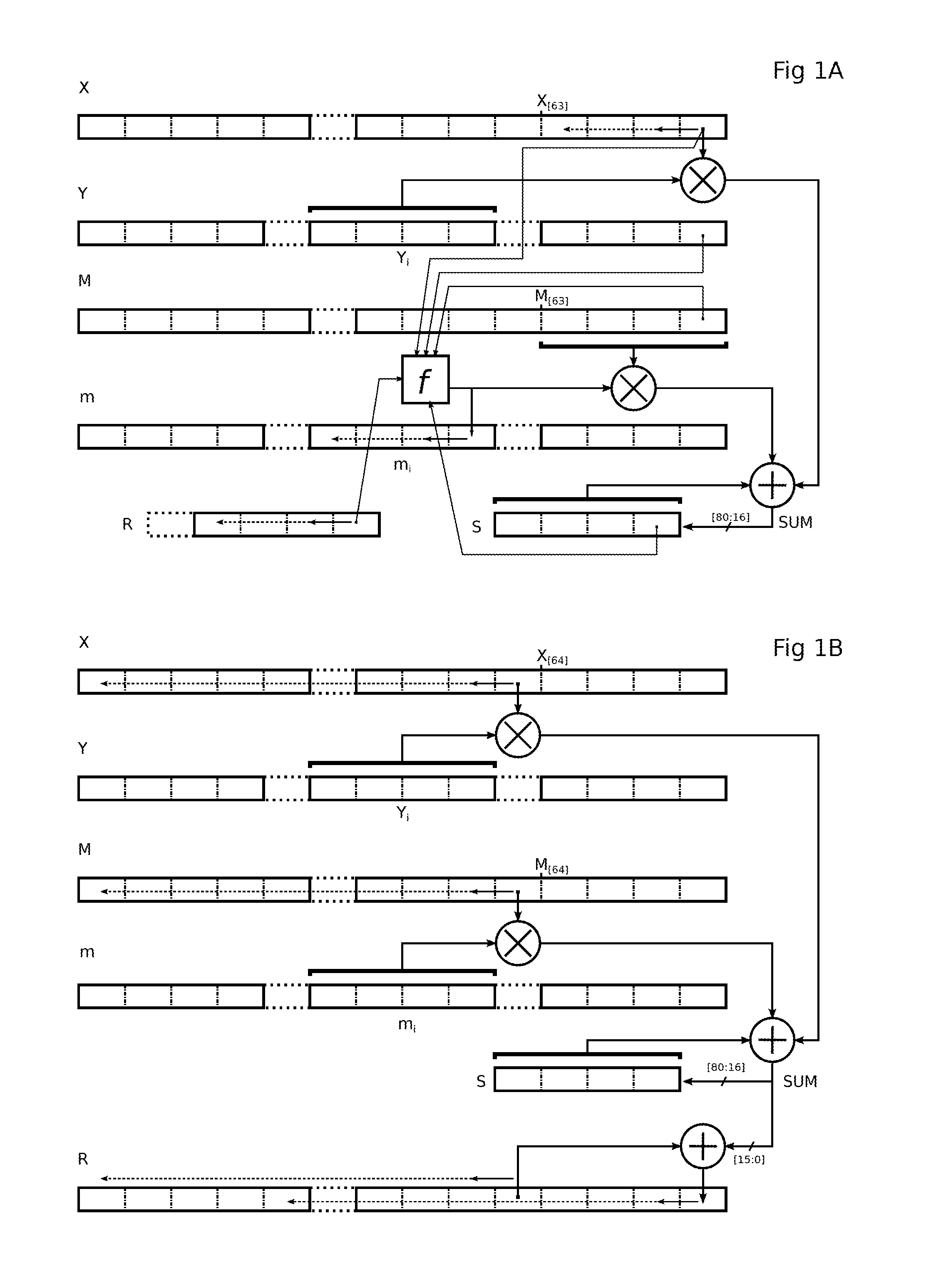 Montgomery multiplication circuit