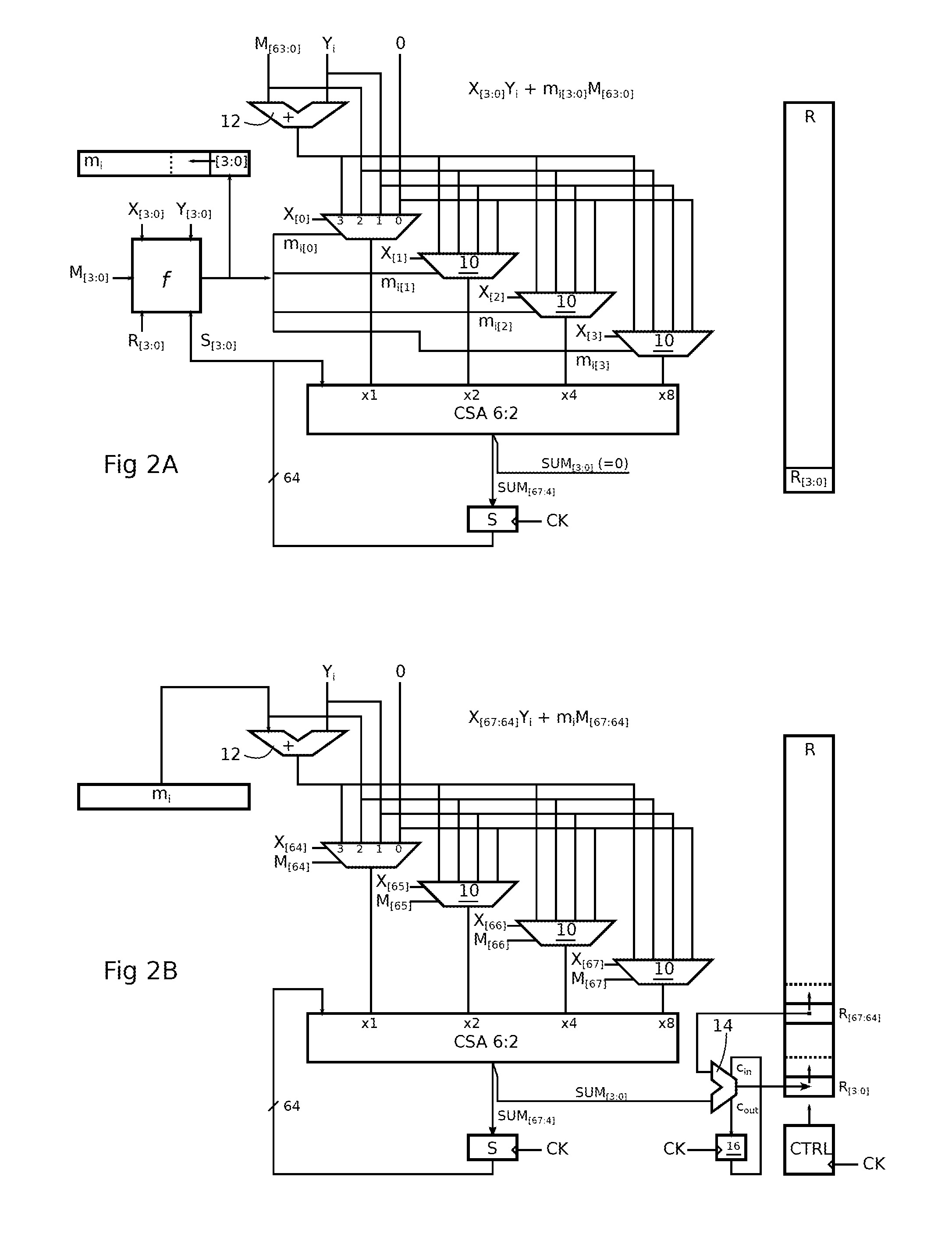 Montgomery multiplication circuit