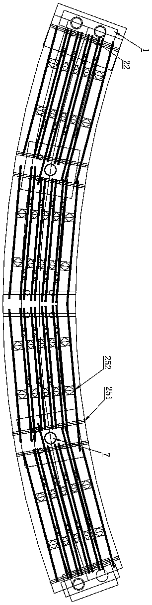 The method of dismantling the cross-line continuous beam and the support for dismantling