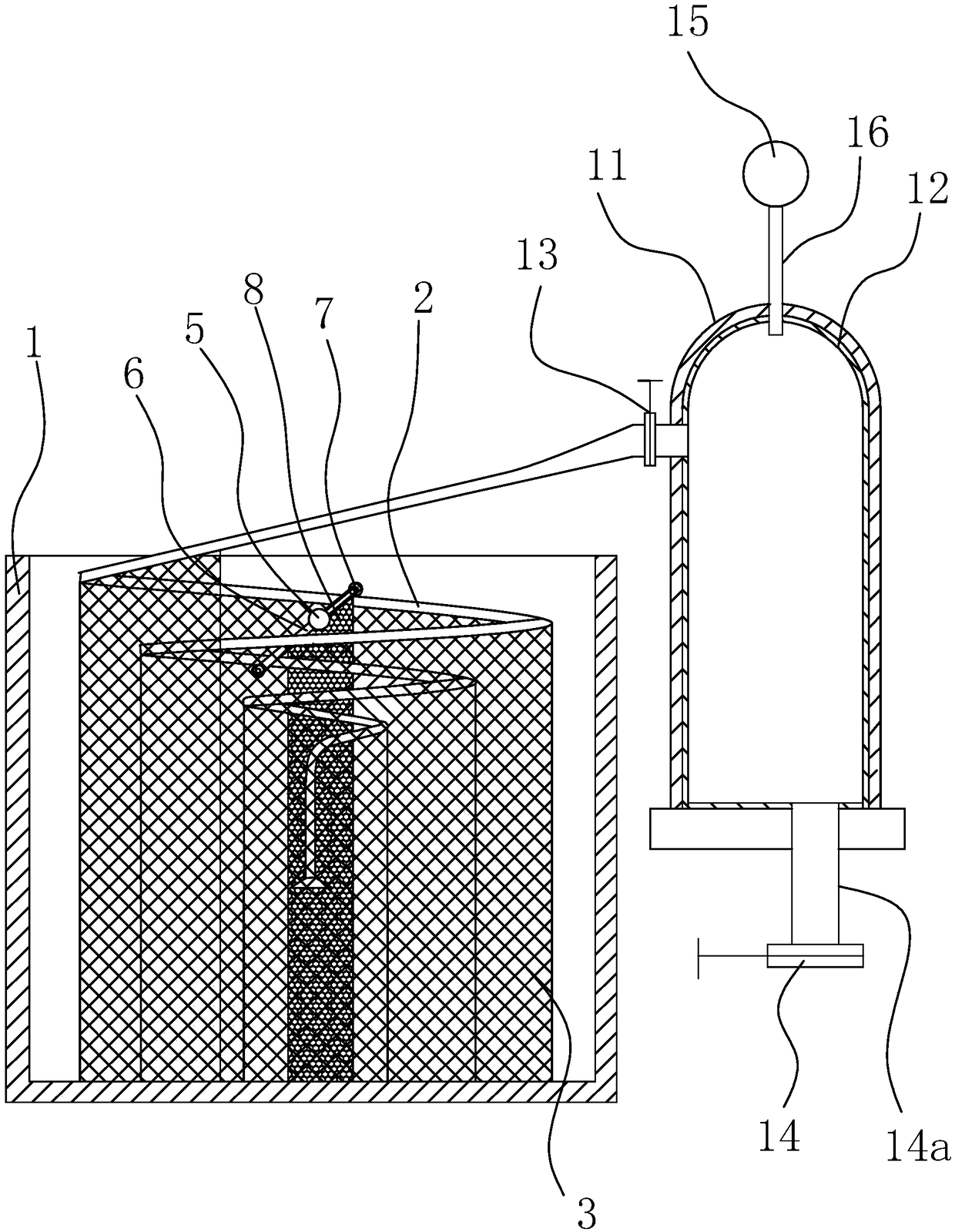 a fish sucking device