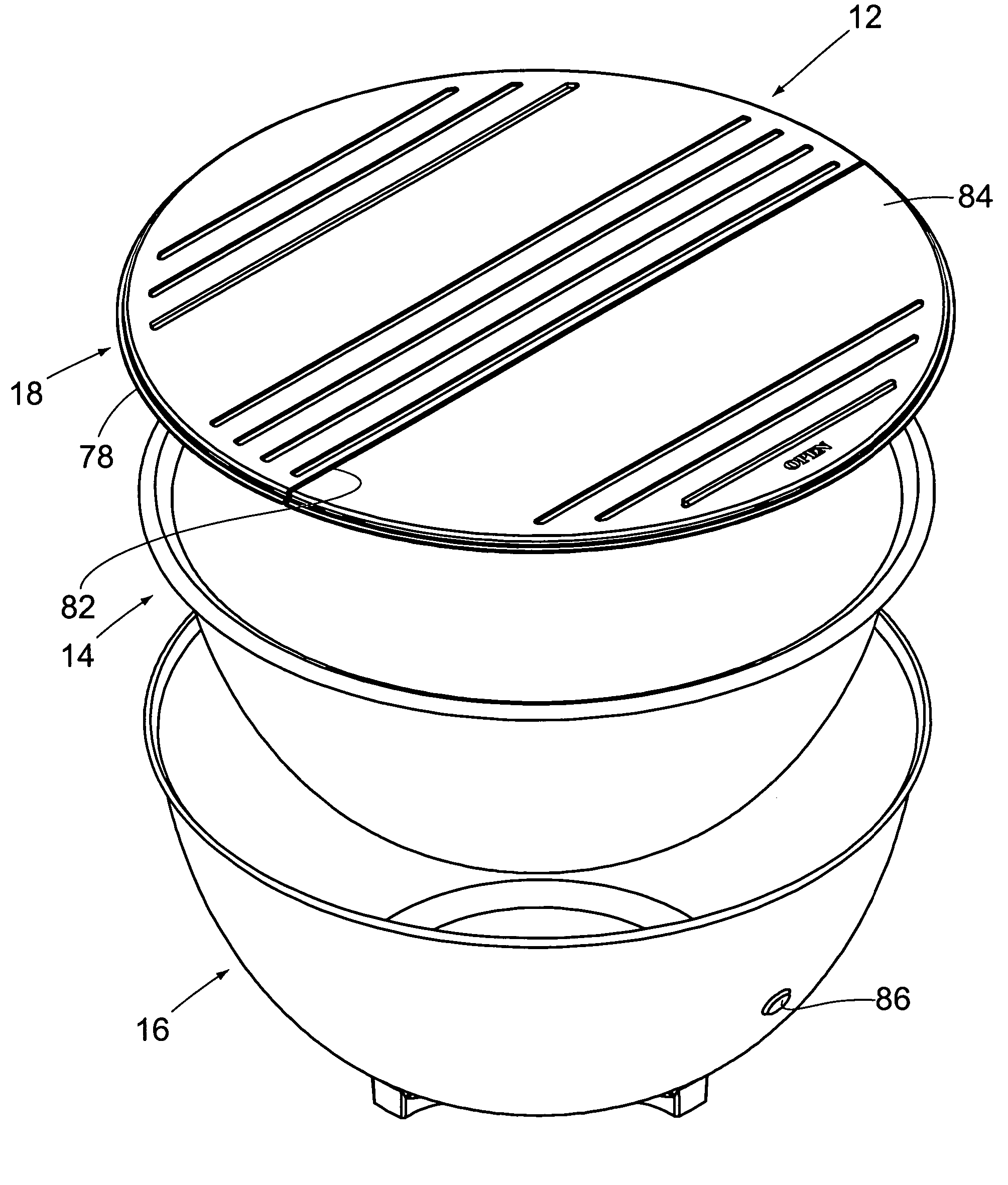 Food and beverage storage and serving vessel comprising an integral phase change material
