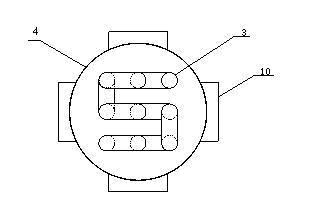 Negative-pressure microwave uniform spraying and drying device and application