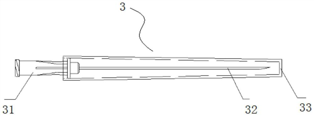 Disposable midline catheter kit for venous blood sampling or transfusion in short term