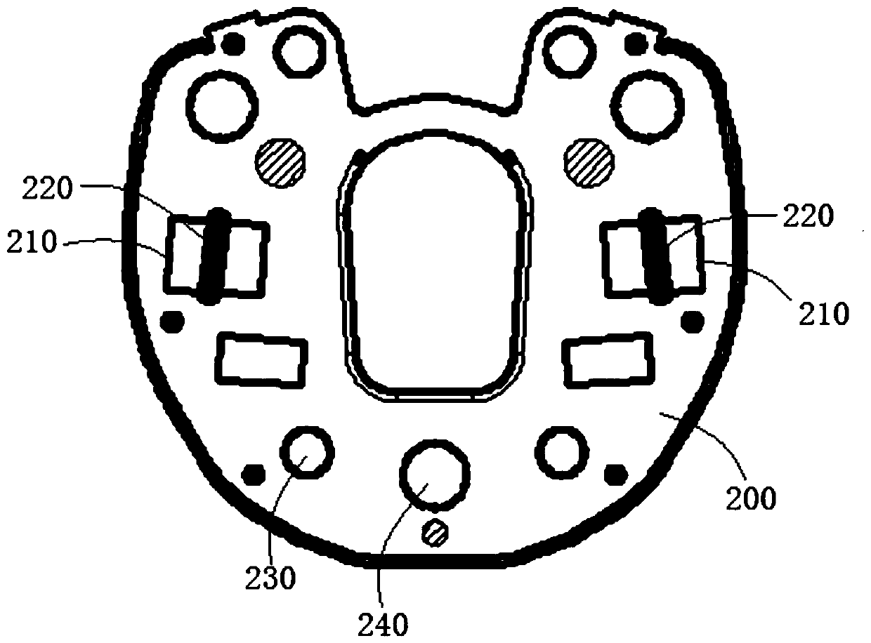 Steering wheel air bag mounting structure, steering wheel and automobile