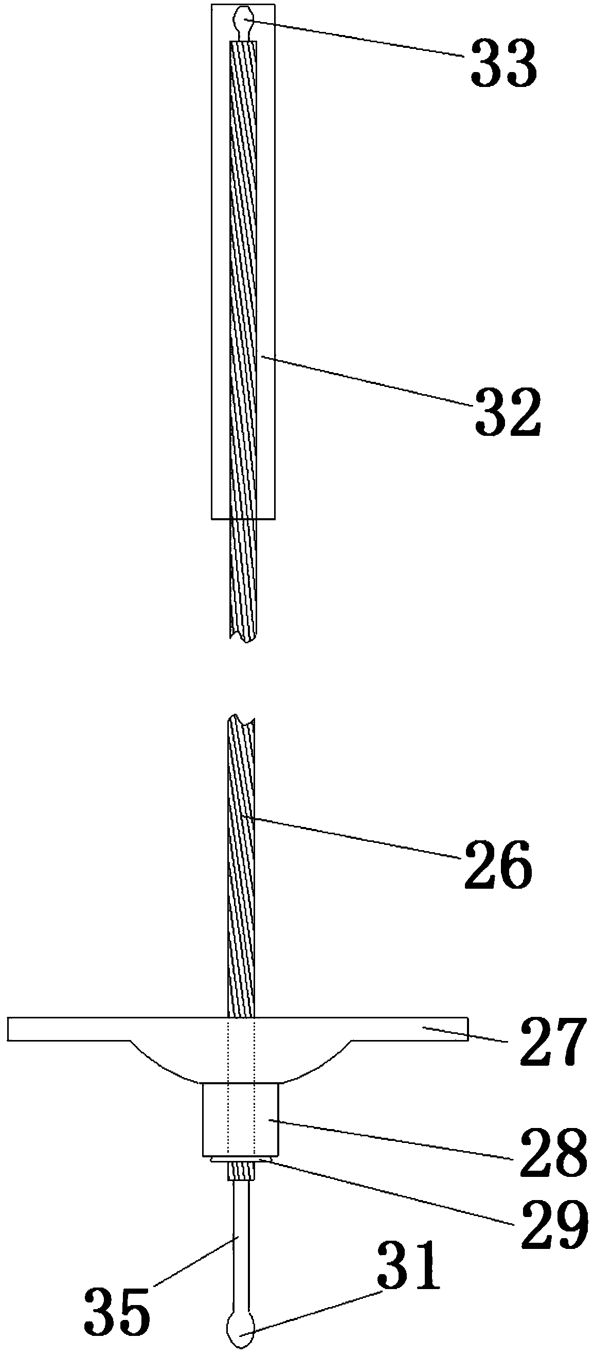 High-ductility dynamic coupling mining anchor cable device