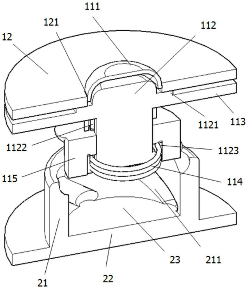 A self-locking snap button